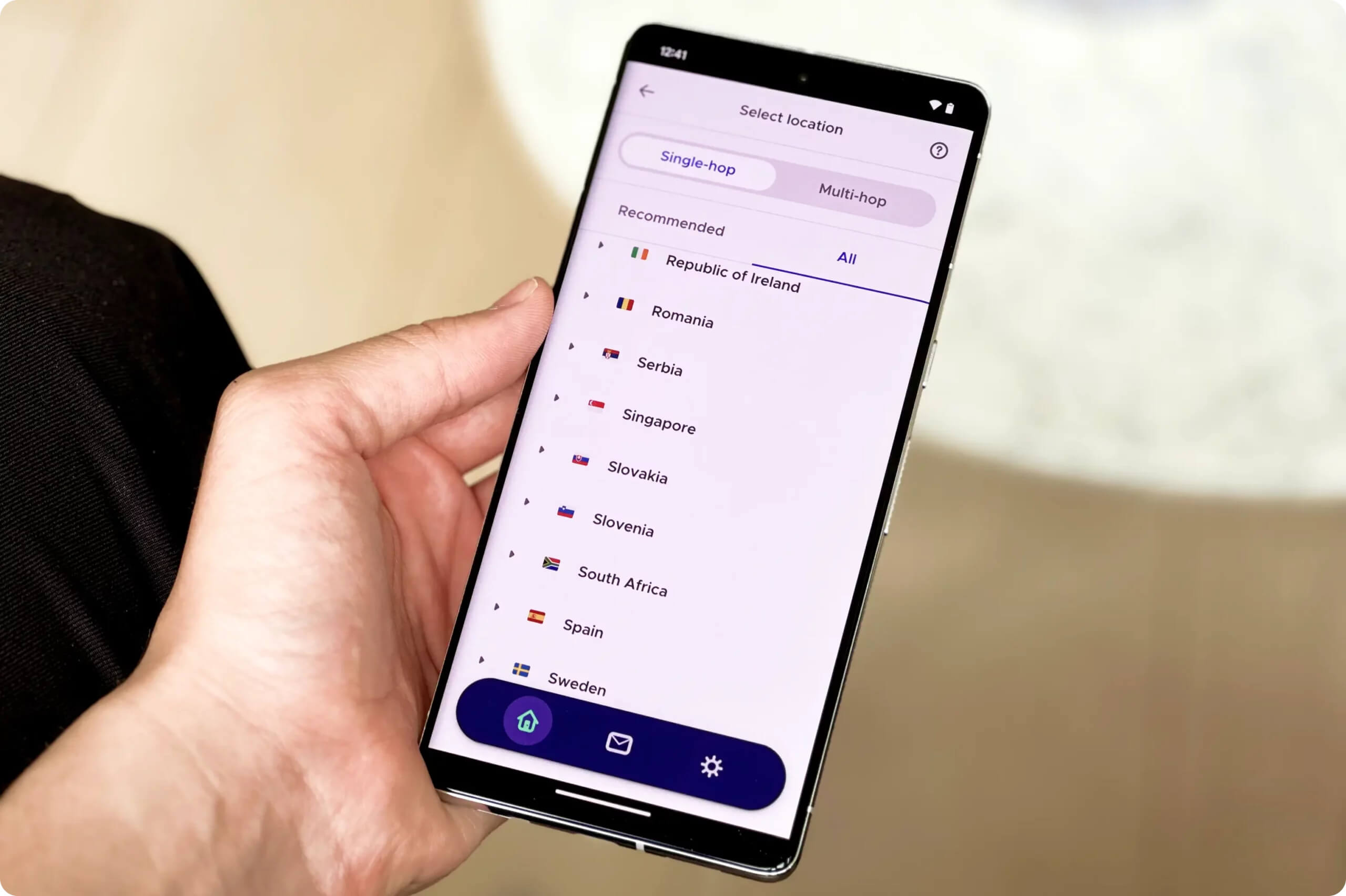 Mozilla VPN’s server network 
