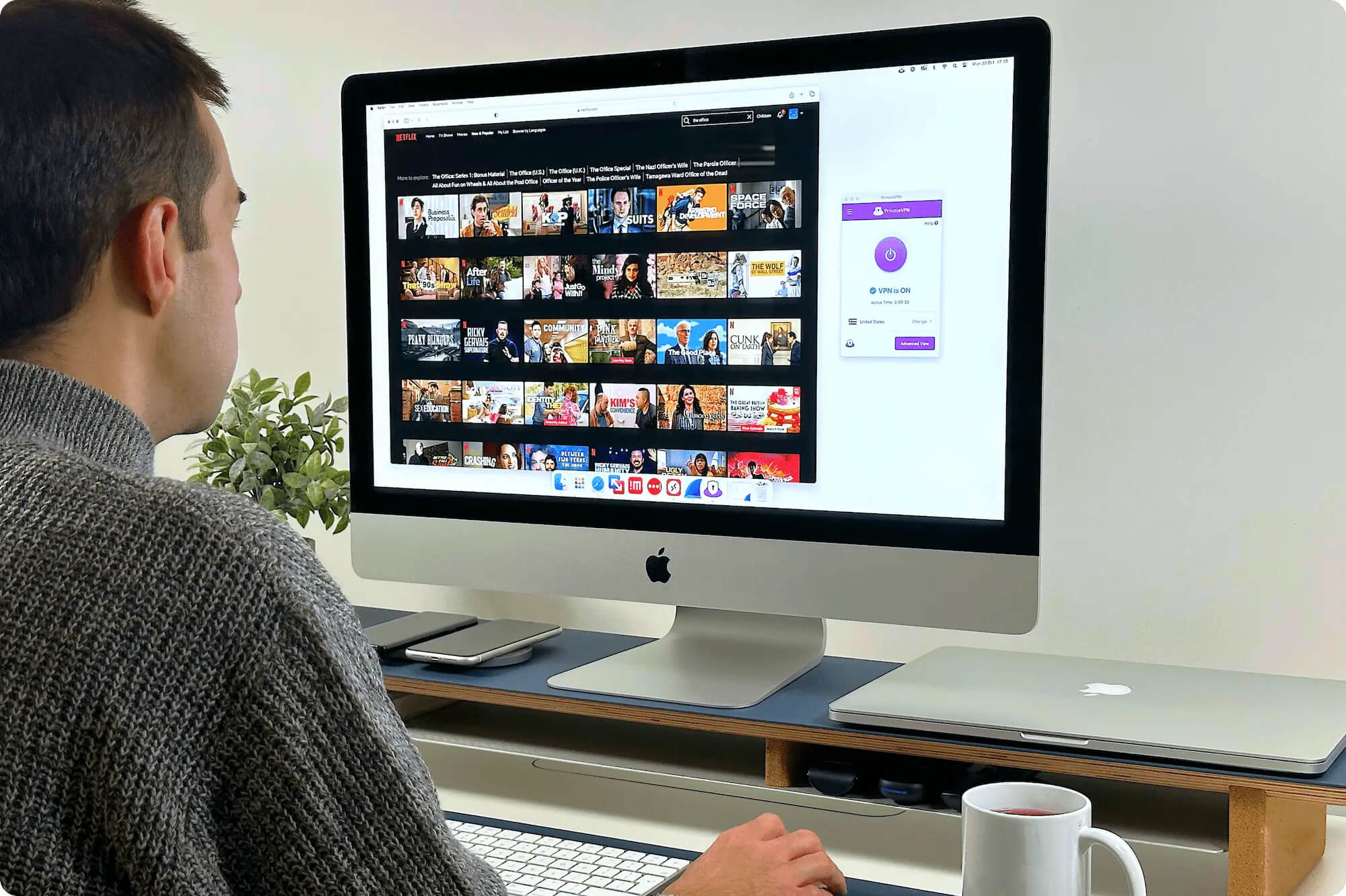 At least one PrivateVPN server could stream US Netflix