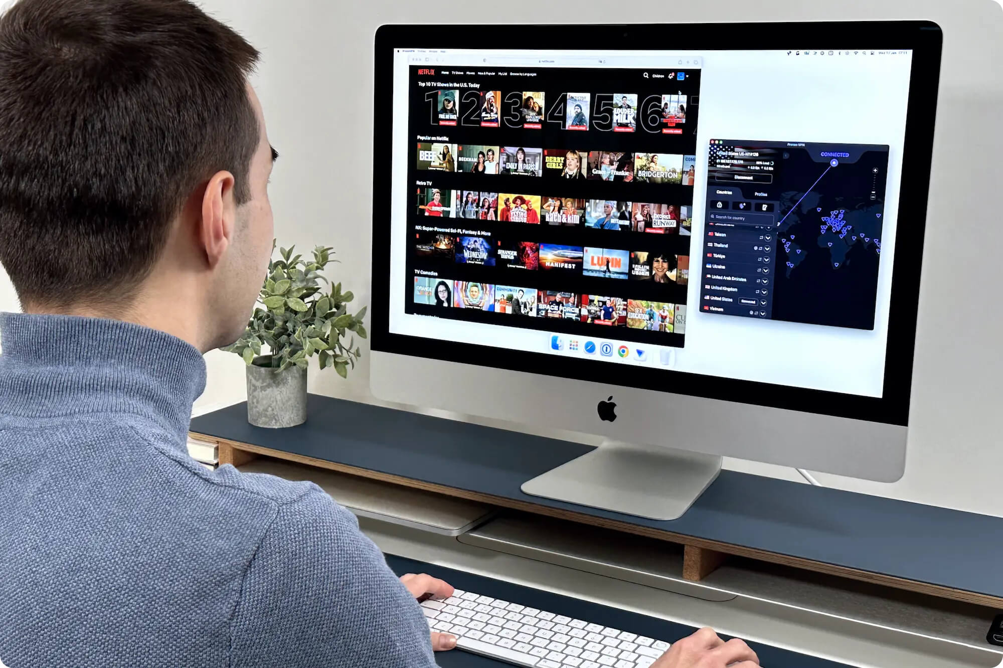 Proton VPN works well with US Netflix Proton VPN works well with US Netflix