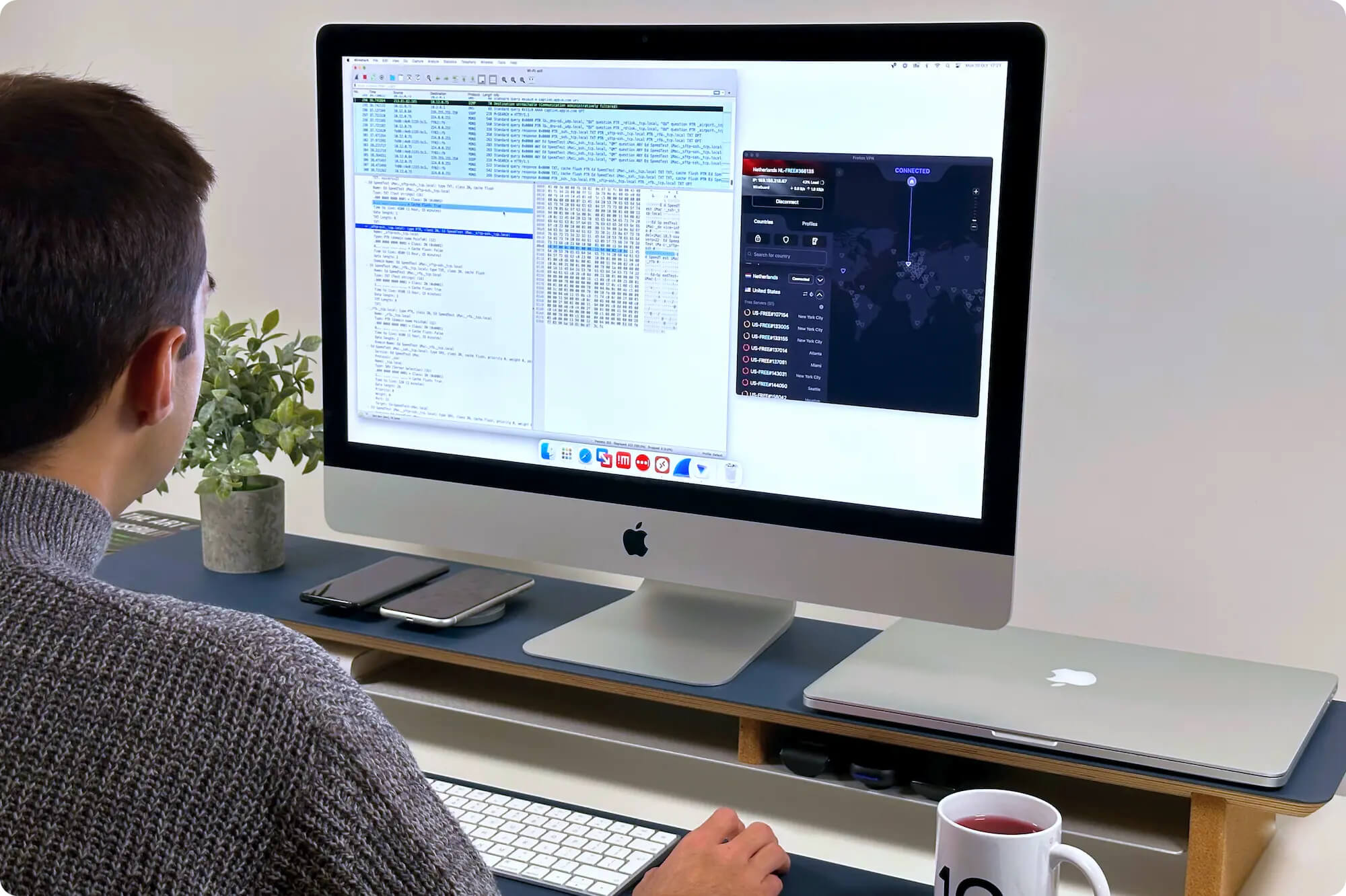 Proton VPN successfully encrypted our test data transfers Proton VPN successfully encrypted our test data transfers