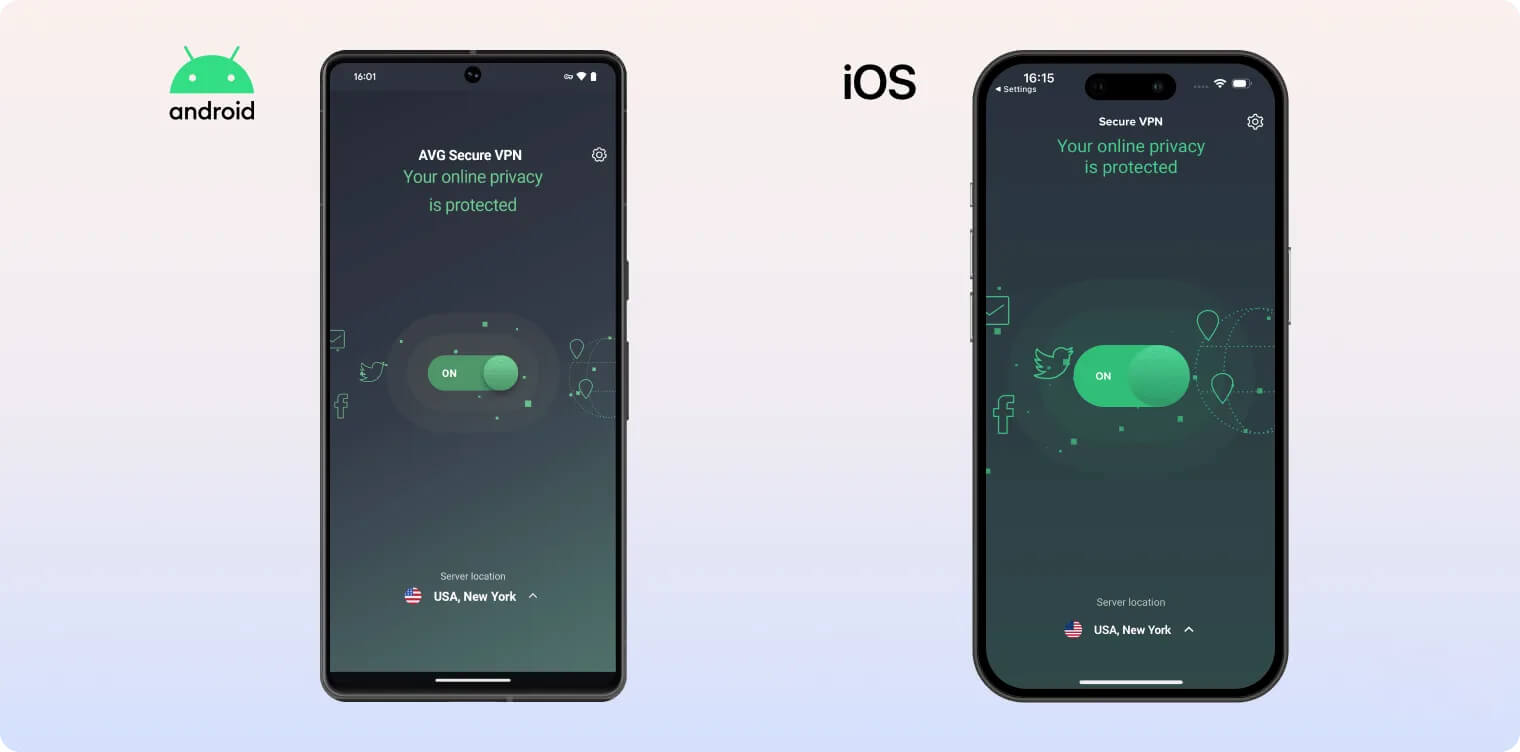 AVG’s iOS and Android apps