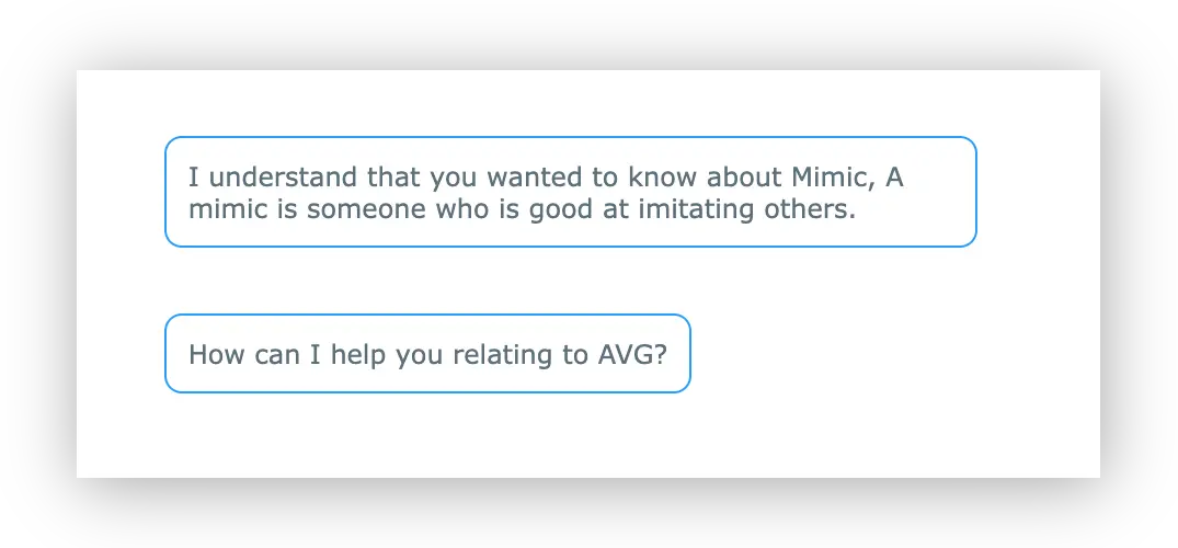 AVG customer support wasn’t very helpful explaining its Mimic protocol