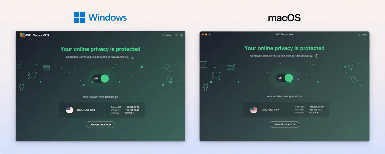 AVG’s Windows & macOS app