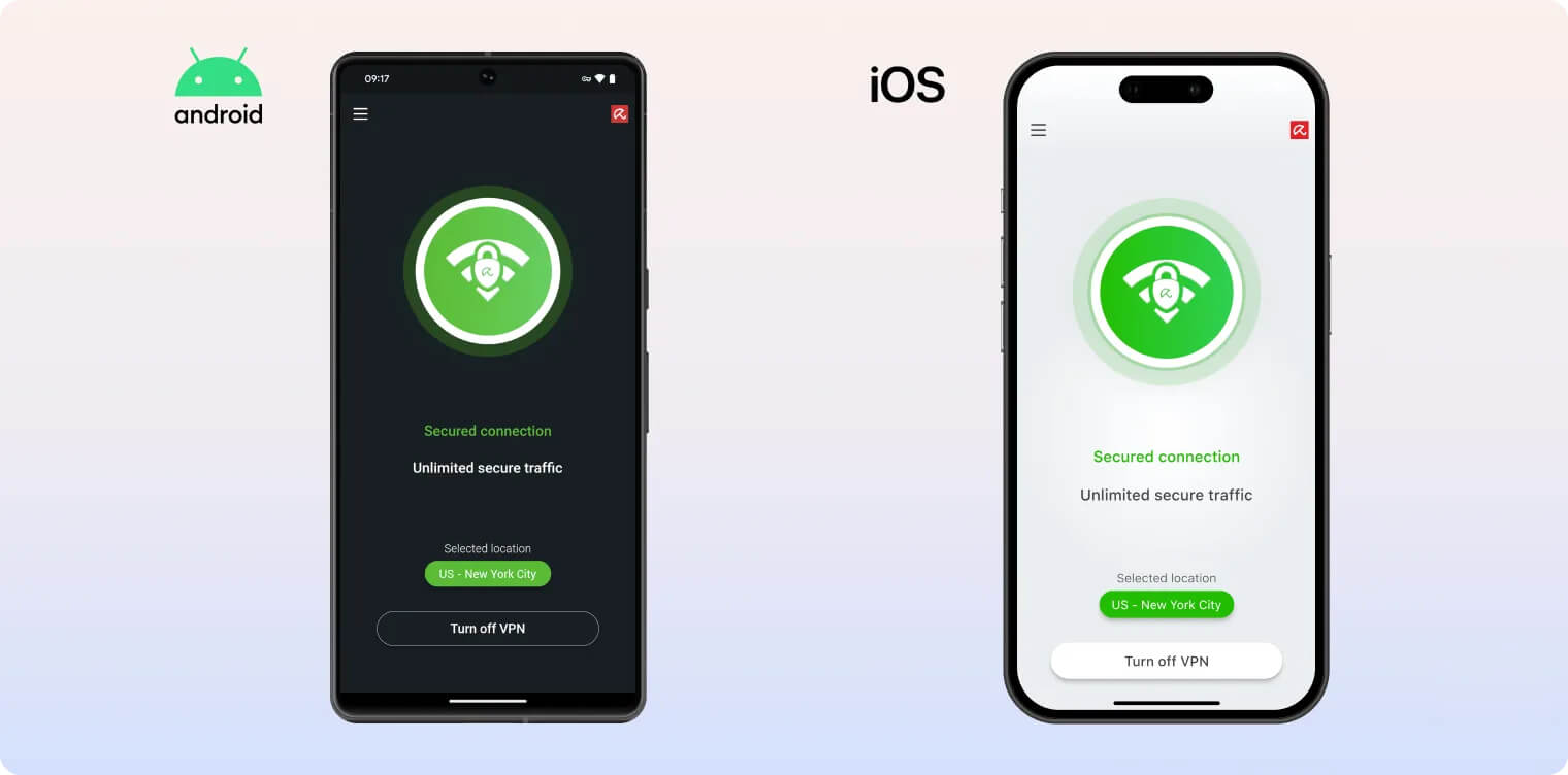 Avira Phantom android & iOS APP Avira Phantom android & iOS APP