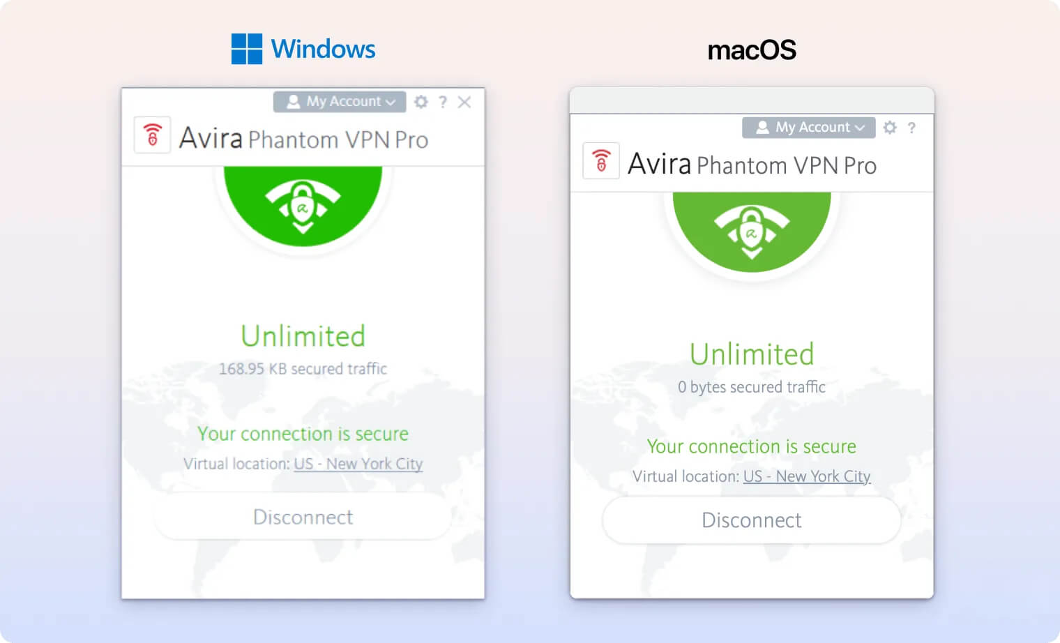 Avira Phantom VPN Windows & macOS APP Avira Phantom VPN Windows & macOS APP
