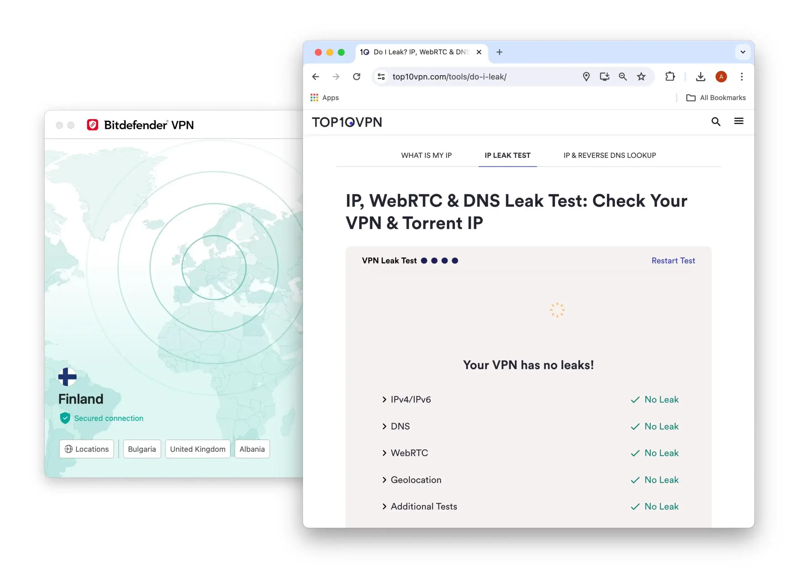 Bitdefender VPN no longer leaks DNS requests