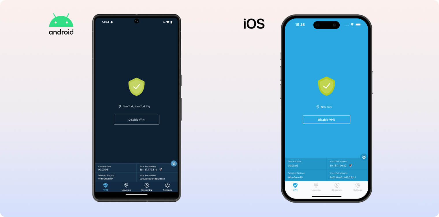 Hide.me iOS and Android apps Hide.me iOS and Android apps