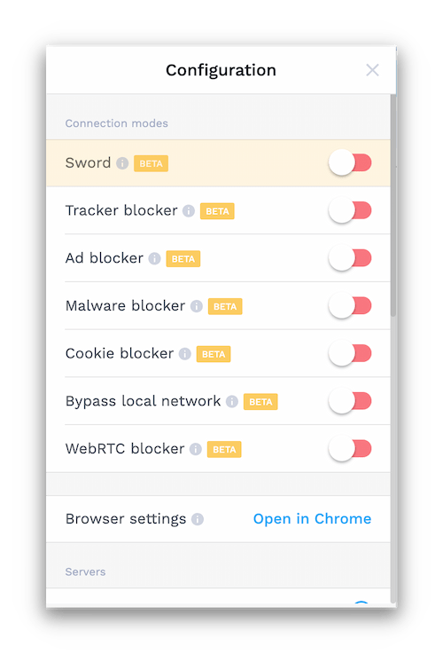 Hotspot Shield’s browser extensions Hotspot Shield’s browser extensions