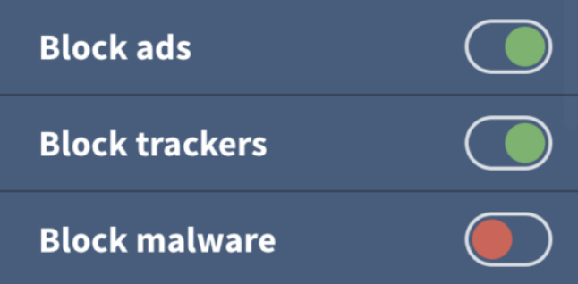 Mullvad can block intrusive ads, trackers, and malware