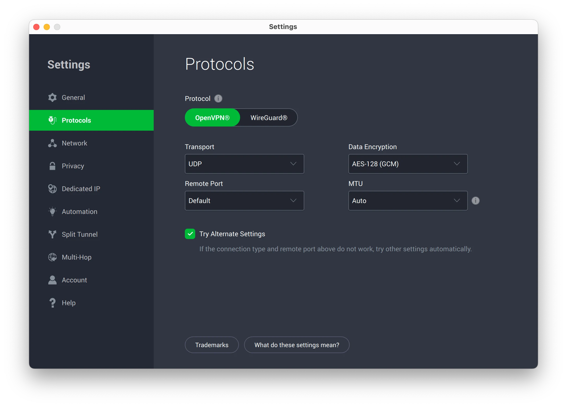 pia-encryption-settings