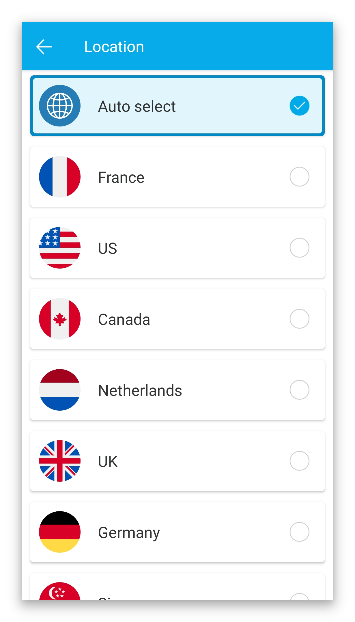 SuperVPN doesn’t display any city-level choices within its server list SuperVPN doesn’t display any city-level choices within its server list