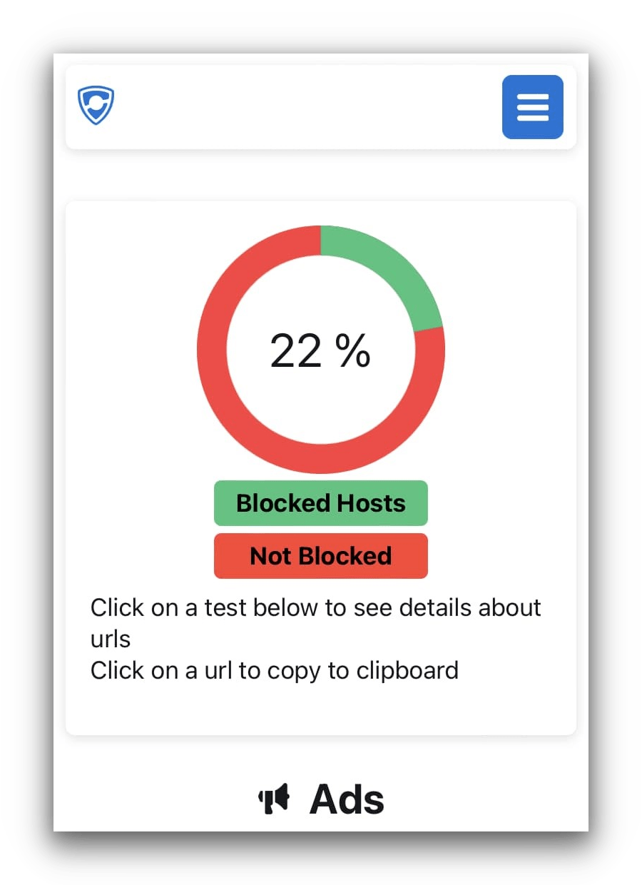 touch vpn ad block results ios
