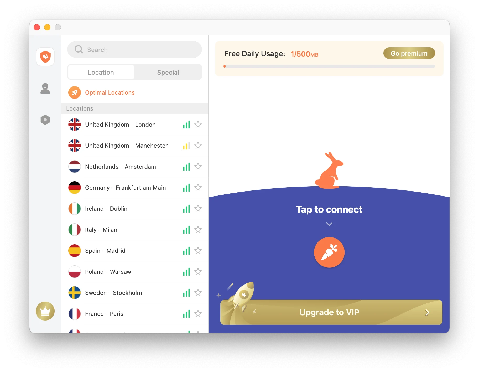 Turbo VPN’s macOS app