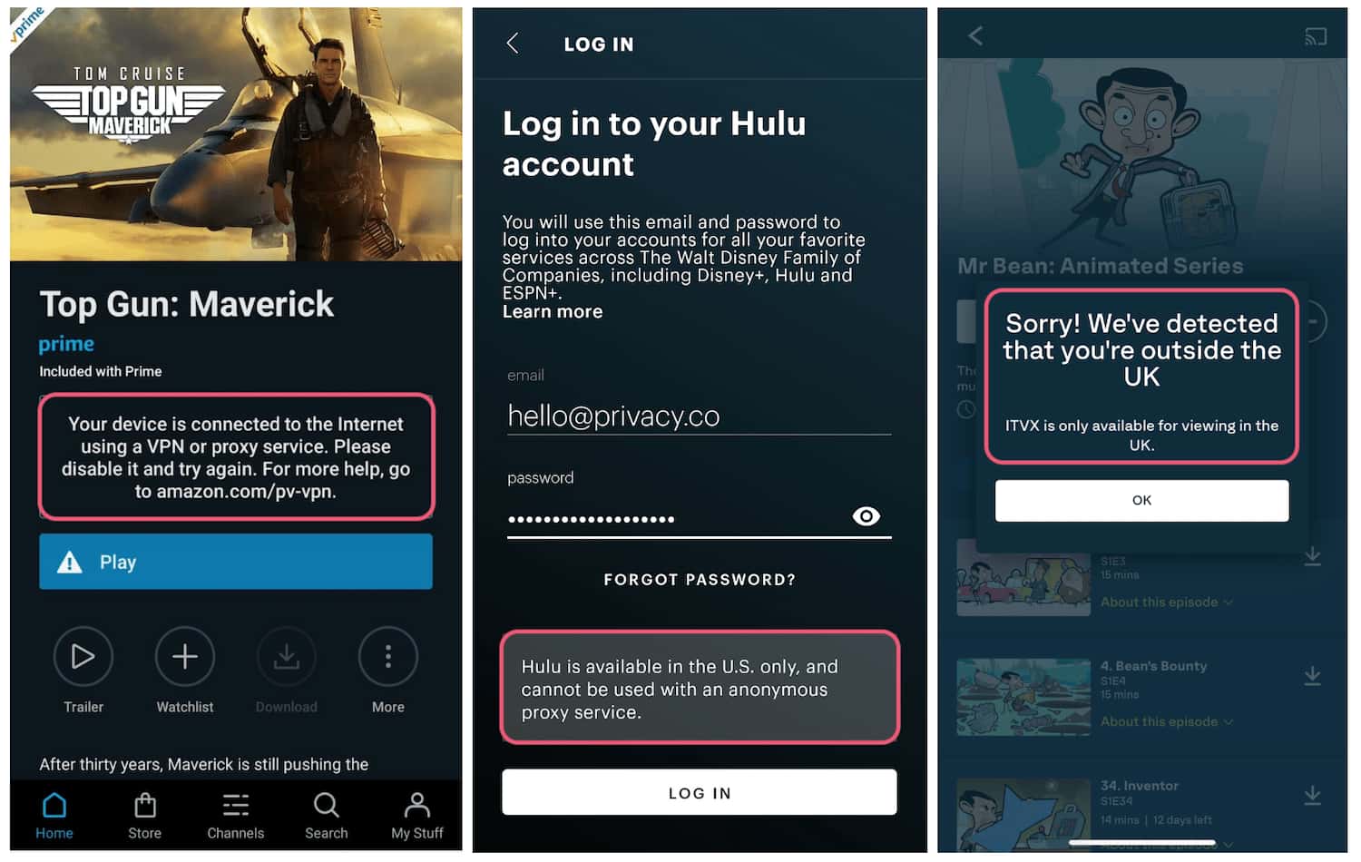 VPN 360 was detected and blocked by most streaming services VPN 360 was detected and blocked by most streaming services