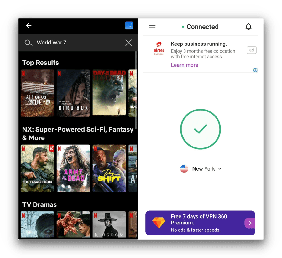 VPN 360 only able to stream Netflix original content VPN 360 only able to stream Netflix original content
