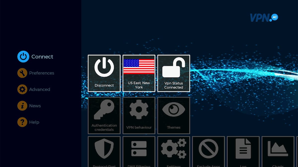 VPN.AC Fire TV App VPN.AC Fire TV App