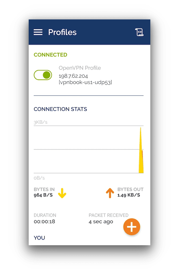 OpenVPN Connect app for Android using VPNBook config files OpenVPN Connect app for Android using VPNBook config files