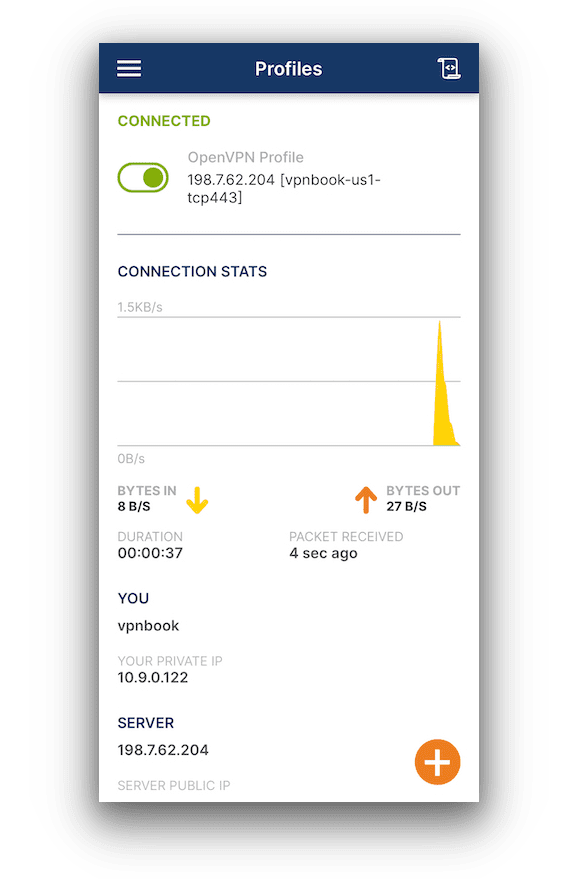 VPNBook for iPhone via the OpenVPN Connect app VPNBook for iPhone via the OpenVPN Connect app