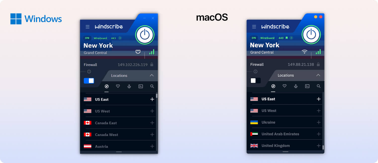 Windscribe Windows and Mac apps Windscribe Windows and Mac apps
