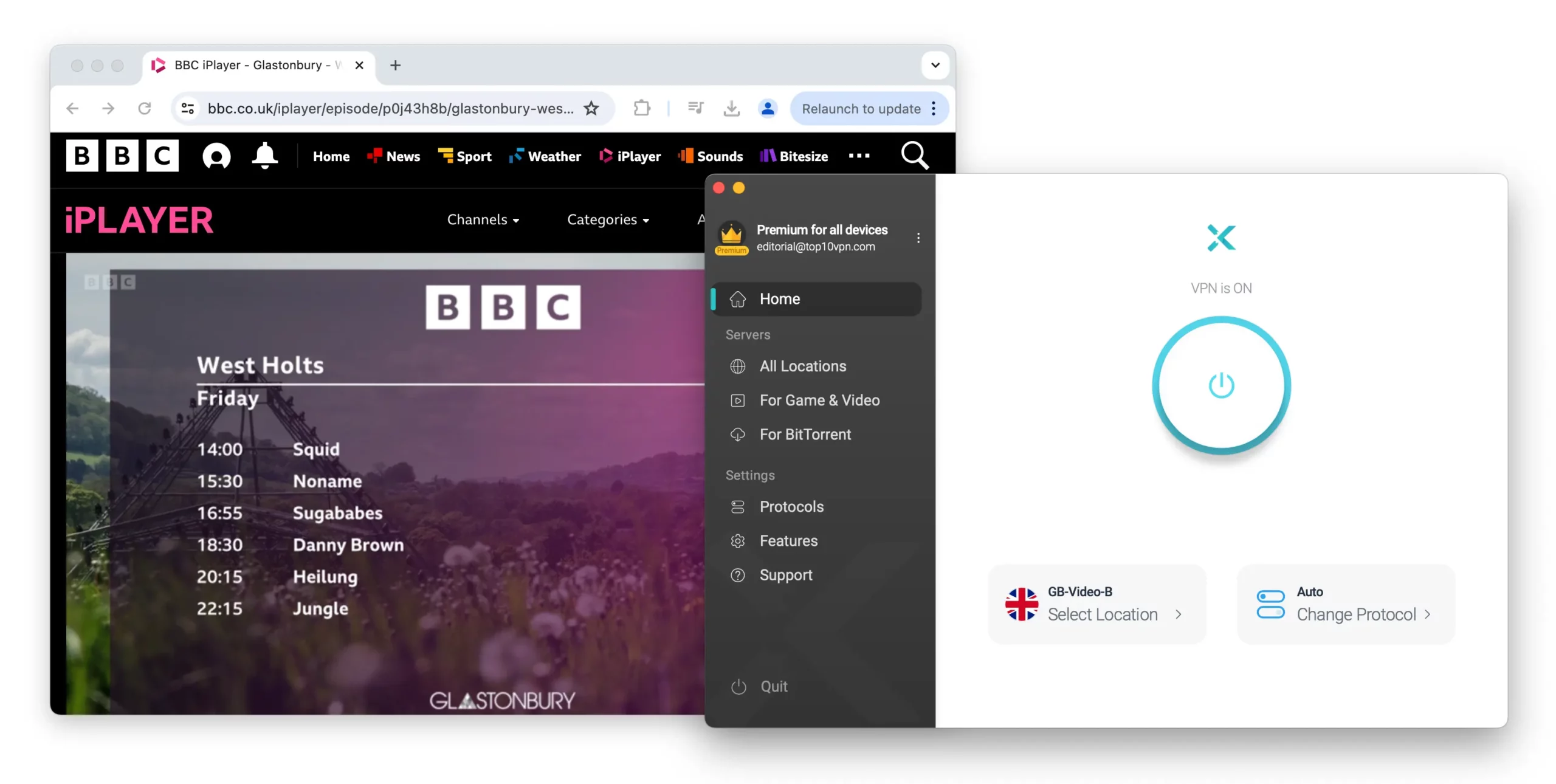 X-VPN reliably unblocked BBC iPlayer X-VPN reliably unblocked BBC iPlayer