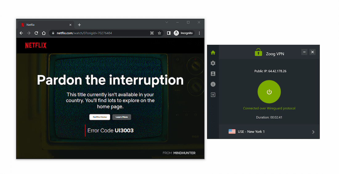 ZoogVPN Doesn’t Unblock US Netflix ZoogVPN Doesn’t Unblock US Netflix