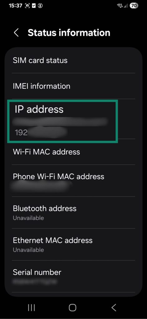 IP address