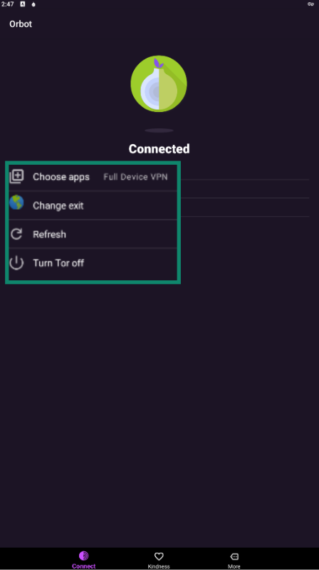 App should route over Tor