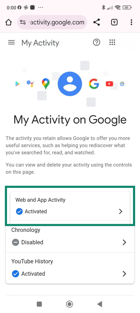 Google My Activity